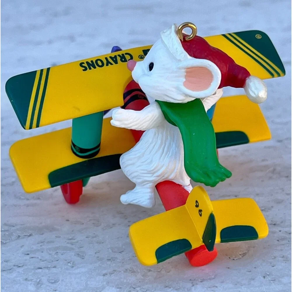 Hallmark Keepsake Collector’s Ornament 1996 Bright Flying Colors Crayola Mouse
